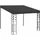 vidaXL Wand-Pavillon 3 x 3 m Anthrazit