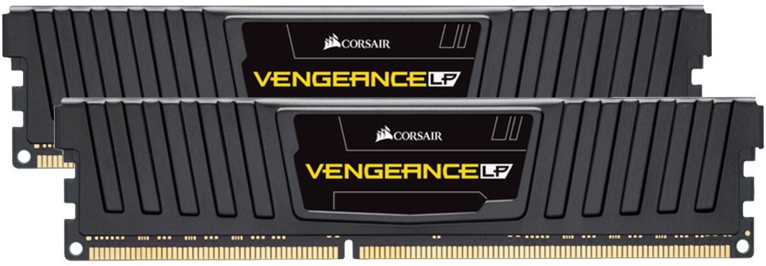 Corsair Vengeance LP Schwarz 8GB Kit 2x4GB DDR3-1600 CL9 DIMM Arbeitsspeicher