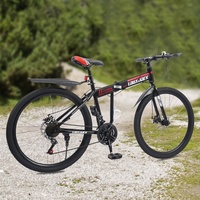26 Zoll Mountainbike Gefaltetes Fahrrad MTB 21-fach Hochkohlenstoffstahl DHL