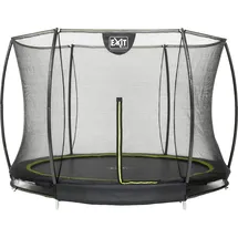 EXIT TOYS Silhouette Bodentrampolin 244 cm inkl. Sicherheitsnetz schwarz