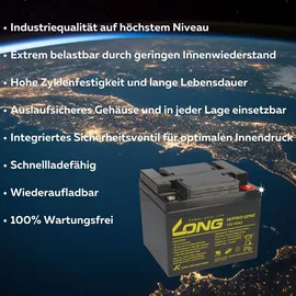 KungLong Akku-Satz 24V 50Ah passend für Meyra Cityliner 410+