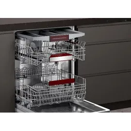 Neff N70 S147ZCS35E Einbau-Geschirrspüler (teilintegrierbar, 598 mm breit, Edelstahl)