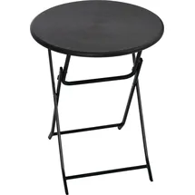 Outsunny Klapptisch Ø60 cm Dunkelgrau