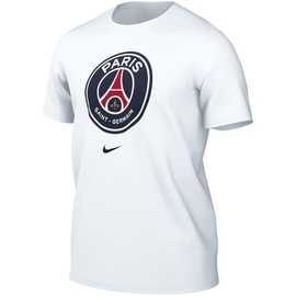 Nike PARIS SAINT-GERMAIN Herren PSG M Nk Crest Tee T-Shirt, weiß, M