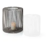 philippi Windlicht Oslo Glas Braun