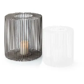 philippi Windlicht Oslo Glas Braun