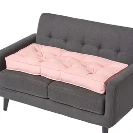 Homescapes Sitzkissen 100 x 48 cm Rosa