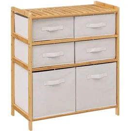 5five simply smart 5five - regalmöbel mit 6 körben Tidy Box Bambus