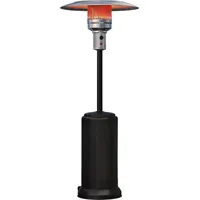 GGM Möbel Gasheizstrahler | Schwarz | Heizpilz, Terrassenheizstrahler, Terrassenheizer, Heizstrahler Gas