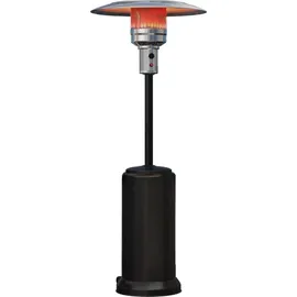 GGM Möbel Gasheizstrahler | Schwarz | Heizpilz, Terrassenheizstrahler, Terrassenheizer, Heizstrahler Gas