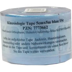 Kinesiologie Tape 5 cmx5 m blau