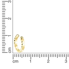 VIVANCE Ohrclips VIVANCE gelb 925/- Sterling Silber vergoldet one-size