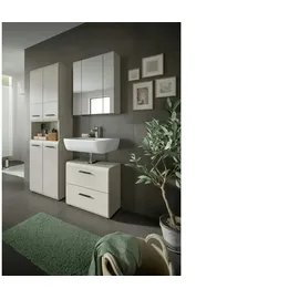 xonox.home Waschbeckenunterschrank 60 x 55 x 30 cm Beige