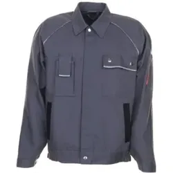 Bundjacke Canvas 320 Gr.52 grau/schwarz PLANAM