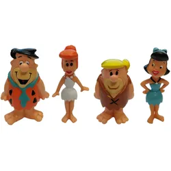 Familie Feuerstein Figuren 6cm (4er Set)