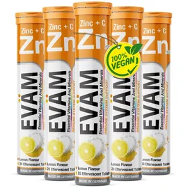 eväm Zink plus Vitamin C Brausetabletten 100 Stück