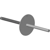 Dornbracht Bürstengriff, 311mm, 90209750501-19, Farbe: Dark Chrome