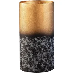 riess-ambiente Vase ABSTRACT - 30cm gold Metall Patina handmade