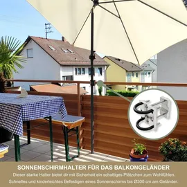 KDR Produktgestaltung Schirmständer Edelstahl Weiß