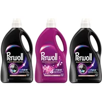 PERWOLL Flüssig 3x 52 WL (156WL) 2x Black & 1x Color Blütenrausch Set 3x 2,6l