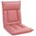 vidaXL Bodenstuhl Rosa Kunstleder 55 x 61 x 70 cm Rosa mit Kissen