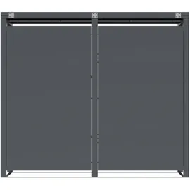 Westmann Mülltonnenbox Varius 2 132 x 116 cm grau