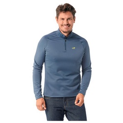 2nd Layer Uni 202 Zip-Shirt blau, XS