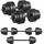 Songmics Hantelset 2-in-1-Kurzhantel 2 x 15 kg schwarz