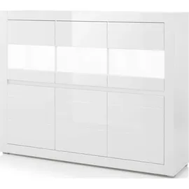 Home Affaire Highboard 164 x 131 x 42 cm Weiß