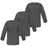 Normani Shirt Taupo anthrazit | weiß 86/92