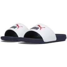 Puma Cool Cat 2.0 Badelatschen Kinder 06 - PUMA white/PUMA navy/for all time red 32