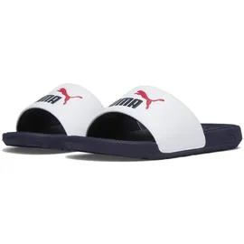 Puma Cool Cat 2.0 Badelatschen Kinder 06 - PUMA white/PUMA navy/for all time red 32