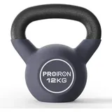 PROIRON Kettlebell 12kg Kugelhantel Neopren beschichtet Bodenschonend Training