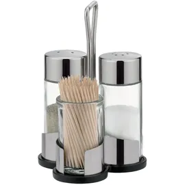 Tescoma Salz-Pfeffer-Zahnstocher Set, Menage Set Profi