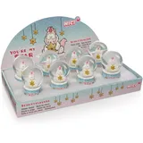 NICI Schüttelkugel Einhorn Theodor Schneeanzug 6cm