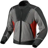 RevIt! Revit Airwave 4, Textiljacke - Dunkelgrau/Schwarz/Rot - S