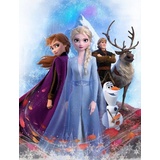 BrandMac Disney Frozen Elsa Anna Kuscheldecke 130 x 170 cm