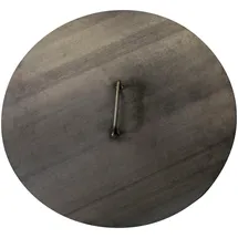 Tepro Deckel, Abdeckung für Feuerschale 60 cm, Stahlblech schwarz