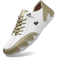 Running Shoes Men Alpaca Barfuss Schuhe Damen Ergonomischer Sommer Barfußschuhe Paar Wasserdicht & Schmerzlindernder Leder-Barfußschuh Atmungsaktive Orthopädische Barfuss - 40 EU