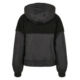 URBAN CLASSICS Ladies Sherpa Mix Pull Over Jacket -