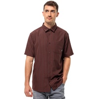 Jack Wolfskin El Dorado Kurzarmhemd - Dark Mahogany Check - S