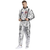 LumeMery Spaceman Kostüm Astronaut Rollenspiel Kostüm Set Frauen Mann Paar Raum Uniform Overall Halloween Outfit Kostüm Cosplay Anzug