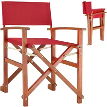 CASARIA Regiestuhl Gartenstuhl 54 x 46 x 87 cm rot 1