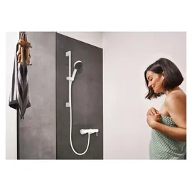 Hansgrohe Finoris Einhebel-Duscharmatur Aufputz für 1 Verbraucher mattweiß 76620700