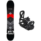 F2 Set Junior Snowboard Rental 130cm mit Bindung Eco Pure M 130 CM