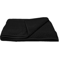 Floringo Microfaser Friseur Handtücher, Salonhandtücher, ca. 70x130 cm mit saugstarker Oberfläche (schwarz)