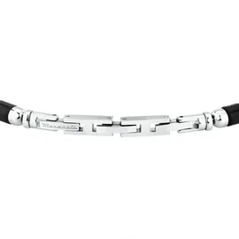 Maserati Iconic Armband Edelstahl schwarz JM334AVD46 Größe 19 cm