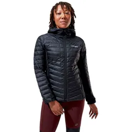 Berghaus Tephra 2.0 Kapuzen-Isolierjacke für Jacket, Damen Jacke, 8 (34), BLACK/BLACK, Berghaus - Schwarz