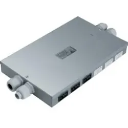 Hager SPWG669010 Sammelpunkt Energie 2x6 Ausgangsbuchsen 3-polig Stecksystem Wieland 6x weiß/schw.Vorverdrahteter Sammelpunkt als dezentraler