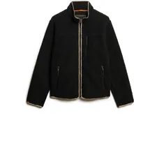 Superdry Fleecejacke Beige / Schwarz XL